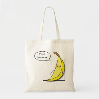 I'm a banana! tote bag