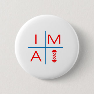 Im A Barber 6 Cm Round Badge