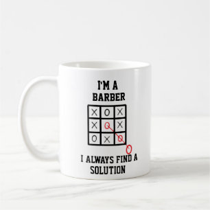 Im A Barber I Always Find A Solution Mug