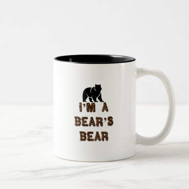 I'm A Bear's Bear Two-Tone Coffee Mug (Right)