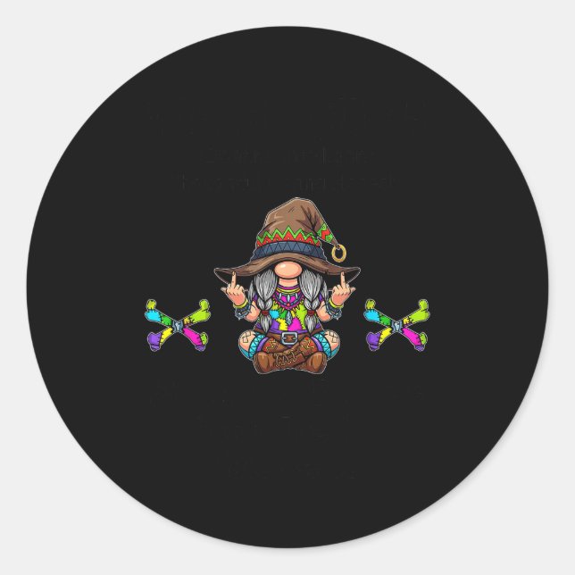 I'm A Beautiful Intelligent Thoughtful Caring Hone Classic Round Sticker (Front)