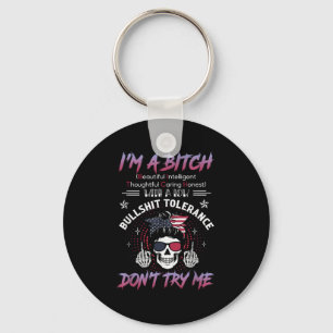 I'm A Beautiful Intelligent Thoughtful Caring Hone Key Ring