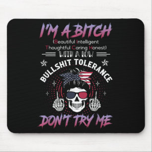 I'm A Beautiful Intelligent Thoughtful Caring Hone Mouse Pad