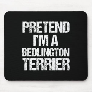I'm A Bedlington Terrier Funny Halloween Dog Costu Mouse Pad