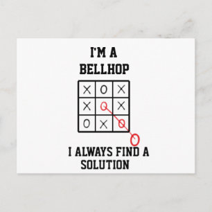 Im A Bellhop I Always Find A Solution  Postcard