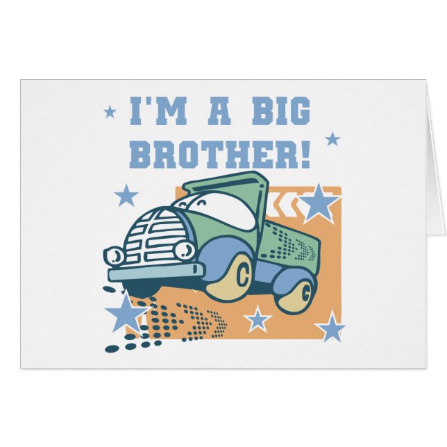 I'm a Big Brother - Truck Tshirts and Gifts (Front Horizontal)