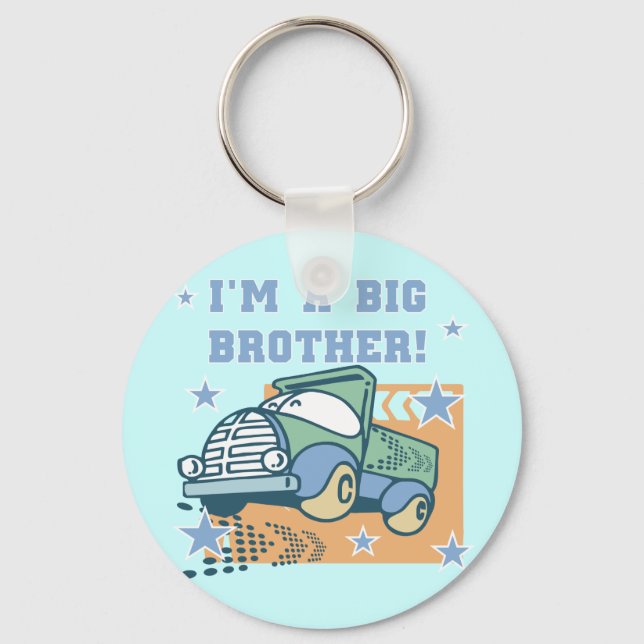 I'm a Big Brother - Truck Tshirts and Gifts Key Ring (Front)