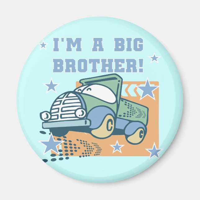 I'm a Big Brother - Truck Tshirts and Gifts Magnet (Front)