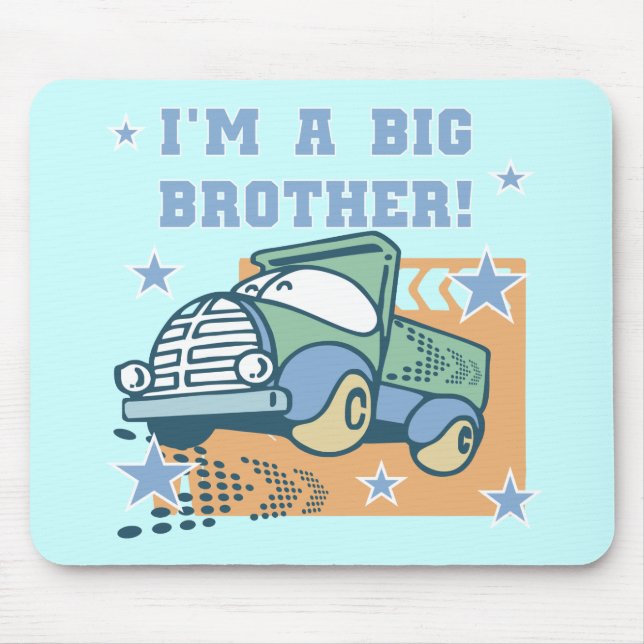 I'm a Big Brother - Truck Tshirts and Gifts Mouse Pad (Front)