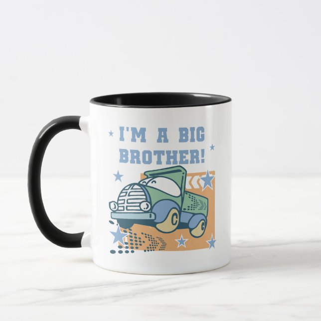 I'm a Big Brother - Truck Tshirts and Gifts Mug (Left)