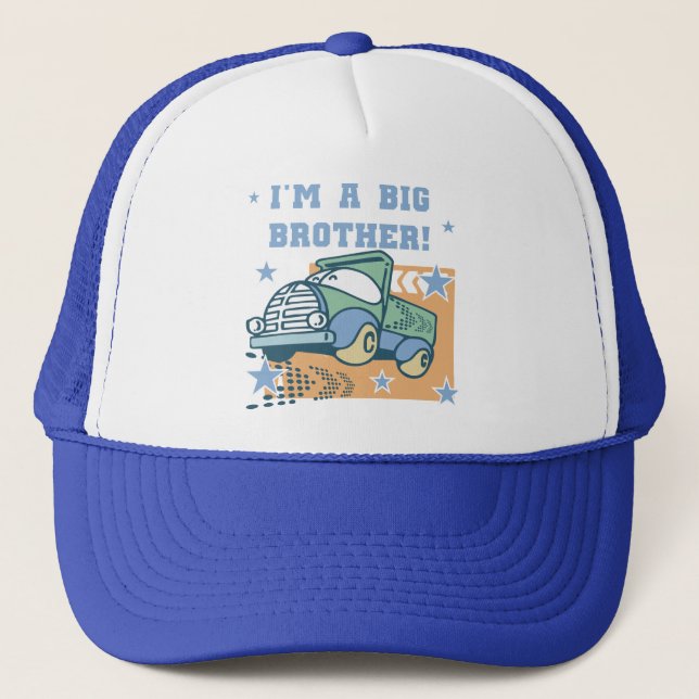I'm a Big Brother - Truck Tshirts and Gifts Trucker Hat (Front)