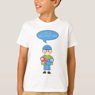 i'm a big brother (twin siter and brother) tshirt