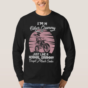 I'm a Biker Grammy Motorbike Grandma Biker T-Shirt