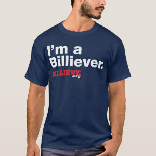 "I'm a Billiever" Navy Blue Tee Shirt