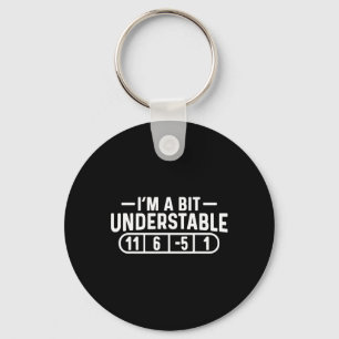 I'm A Bit Understable Disc Golf Frisbee Golfer Dis Key Ring