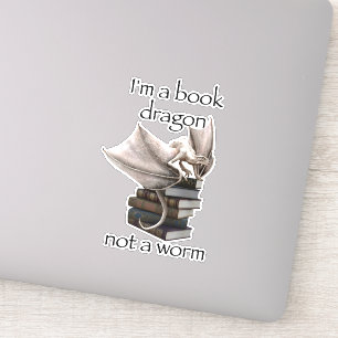 I'm a Book Dragon Not a Worm Wyvern Wyrm