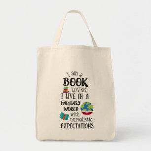 I'm A Book Lover In A Fantasy World Tote Bag