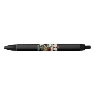 I'm a Book Nerd - Book Lover - Literature Black Ink Pen