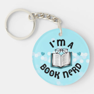 I'm A Book Nerd Key Ring