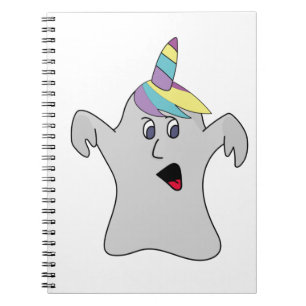 I'm a Boonicorn Cute Ghost Unicorn Notebook