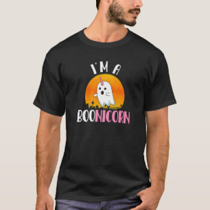 I'm A Boonicorn Unicorn Ghost Halloween Girls T-Shirt