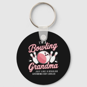 I'm A Bowling Grandma Funny Bowling Bowler  Key Ring