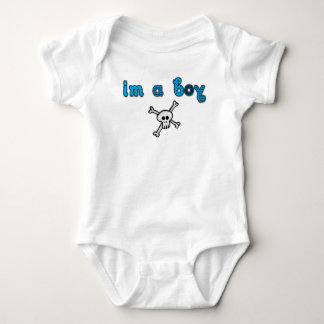 Im a boy! baby bodysuit