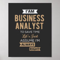 im a business analyst to save time