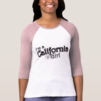I'm a California Girl, Flower, Pink T-Shirt