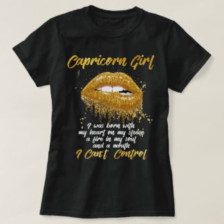  Im a Capricorn Girl Shirt Funny Birthday 