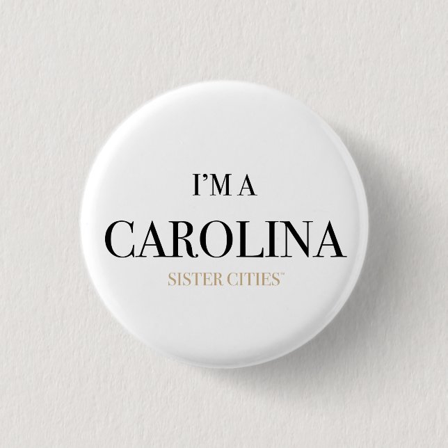 "I'm a Carolina" Button (Front)