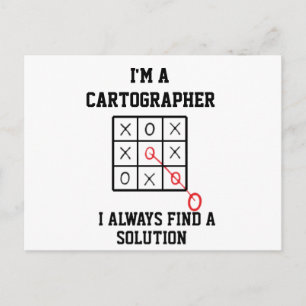 Im A Cartographer I Always Find A Solution Postcard