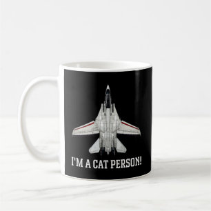 I'M A Cat Person F-14 Tomcat Coffee Mug
