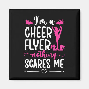 I'm A Cheer Flyer Cheerleading Flyer Cheerleader F Magnet