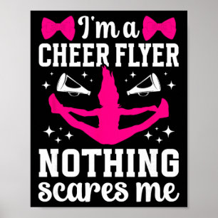 I'm A Cheer Flyer Cheerleading Flyer Cheerleader F Poster