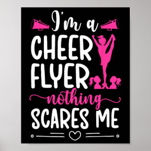 I'm A Cheer Flyer Cheerleading Flyer Cheerleader F Poster
