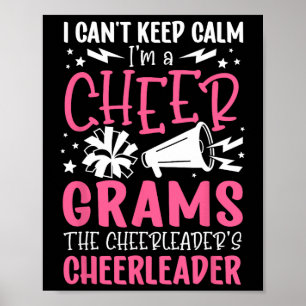 I'm A Cheer Grams Of A Cheerleader Grams Grandma  Poster