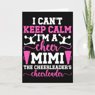 I'm A Cheer Mimi Of A Cheerleader Mimi Cheerleadin Card