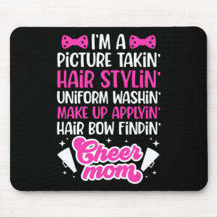 I'm A Cheer Mum Of A Cheerleader Mother Cheerleadi Mouse Pad