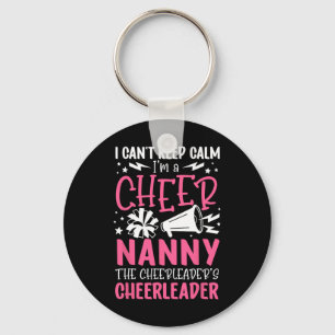 I'm A Cheer Nanny Of A Cheerleader Nanny Grandma  Key Ring