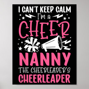 I'm A Cheer Nanny Of A Cheerleader Nanny Grandma  Poster