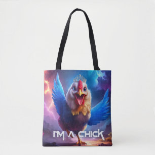 I'M A CHICK TOTE BAG