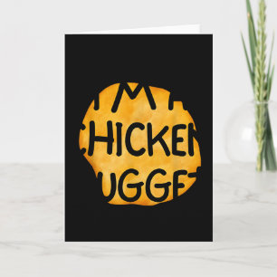 I'm A Chicken Nugget Funny Lazy Easy Halloween Cos Card