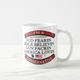 I'M A CONSERVATIVE COFFEE MUG
