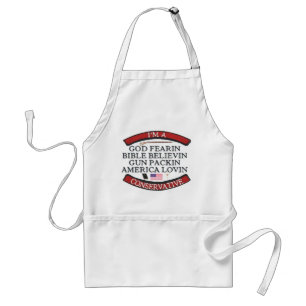 I'M A CONSERVATIVE STANDARD APRON