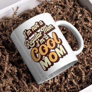 I'm a cool mum Modern Funny Retro mum Coffee Mug