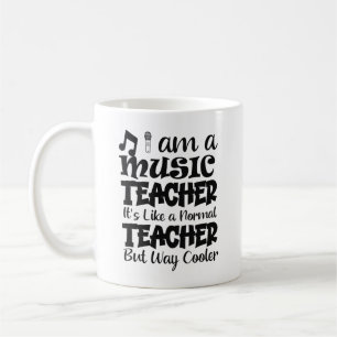 I'm a Cool Music Teacher Coffee Mug