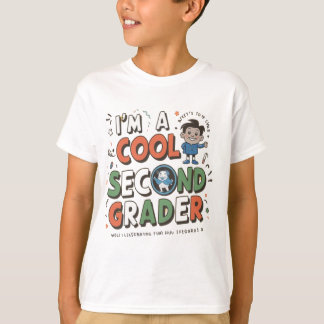 im a cool second grader Kids' Basic T-Shirt