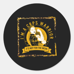 I'm A Crps Warrior Complex Regional Pain Syndrome Classic Round Sticker