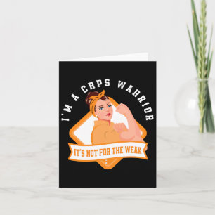 I'm A Crps Warrior Fighter Rsd Crps Awareness Card
